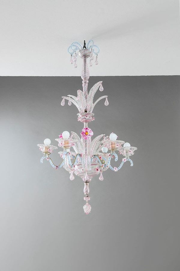 Venini : Lampadario neo barocco
Strutt  - Asta Design - Incanto Casa d'Aste e Galleria