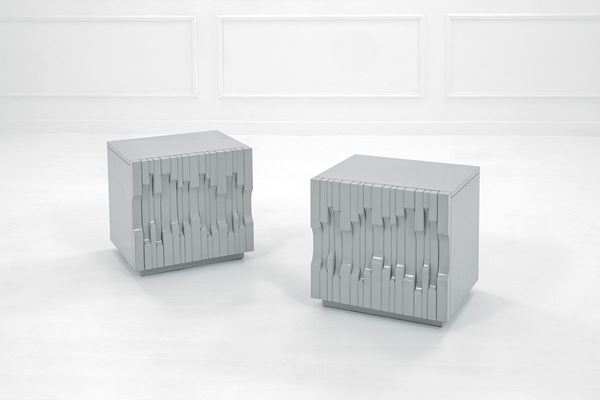 Luciano Frigerio : Due comodini mod. Norman
Legn  - Auction Design - Incanto Casa d'Aste e Galleria