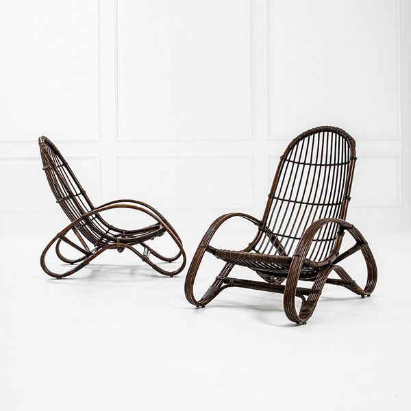 Due poltrone
Canna d&#39;India, m  - Asta Design - Incanto Casa d'Aste e Galleria