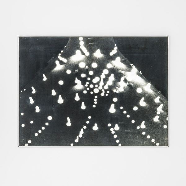 Lucio Fontana - Gigantografia di un bozzetto p