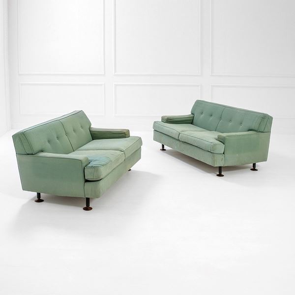 Marco Zanuso : Due divani mod. Square
Metall  - Auction Design - Incanto Casa d'Aste e Galleria