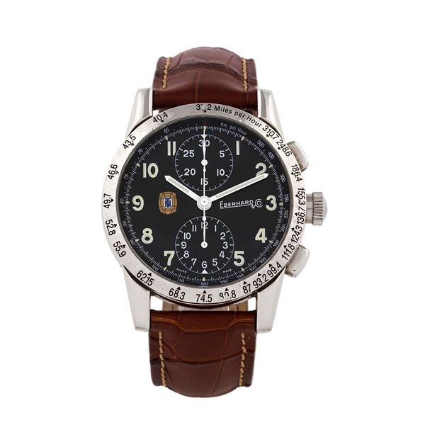 Eberhard : Cronografo a due contatori, mo  - Auction Orologi - Incanto Casa d'Aste e Galleria
