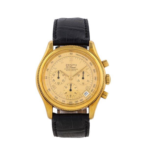 Zenith : Cronografo a tre contatori mod  - Asta Orologi - Incanto Casa d'Aste e Galleria