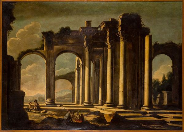 Coppia di candelieri a quattro