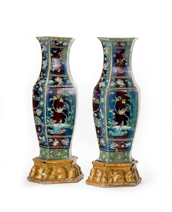 Divano a barca in mogano, pied  - Asta Antiquariato - Incanto Casa d'Aste e Galleria