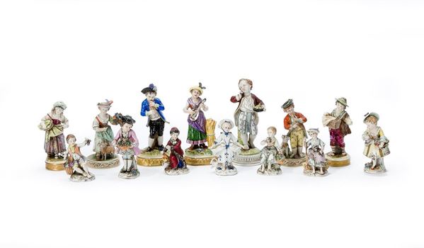 Coppia di vasi in porcellana b  - Asta Antiquariato - Incanto Casa d'Aste e Galleria