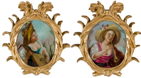 Caffettiera in porcellana dipi  - Asta Antiquariato - Incanto Casa d'Aste e Galleria