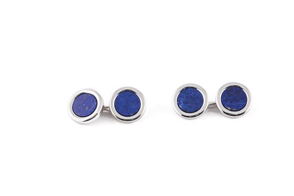 Gemelli in lapis montati in or