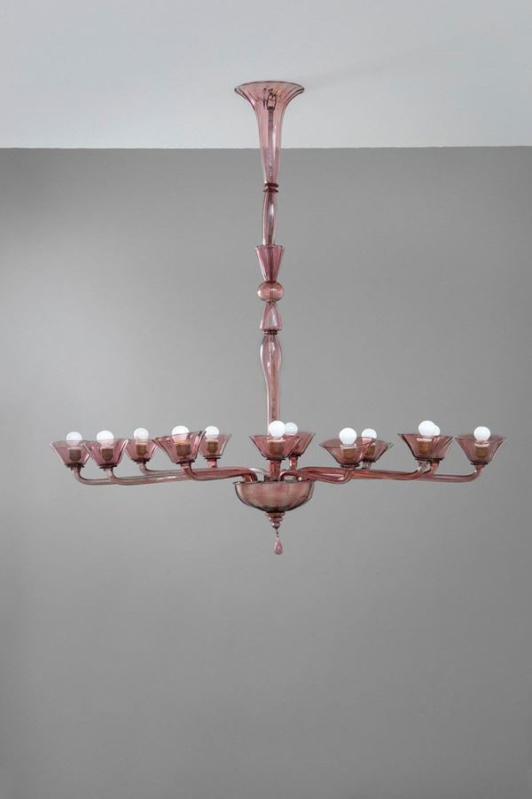M.V.M. Cappellin : Grande lampadario
Struttura i  - Asta Design - Incanto Casa d'Aste e Galleria
