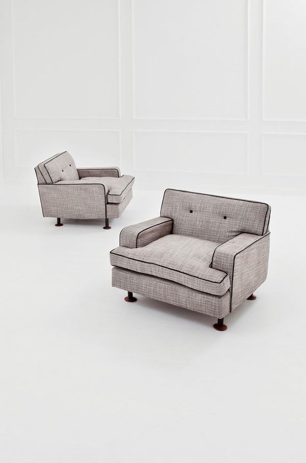 Marco Zanuso - Due poltrone mod. Square
Pied