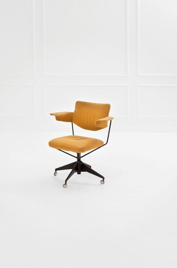 Studio B.B.P.R. : Poltroncina girevole mod. Nept  - Auction Design - Incanto Casa d'Aste e Galleria