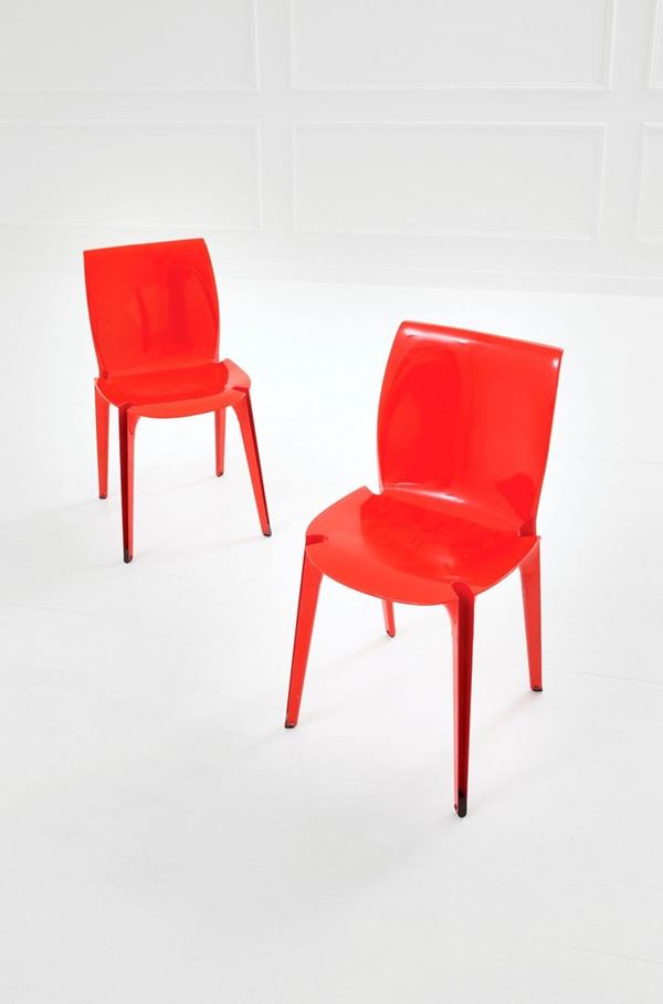 Marco Zanuso - Due sedie mod. Lambda
Lamiera