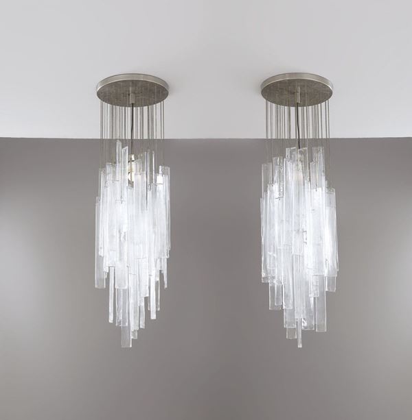 Selenova : Due lampadari
Struttura in me  - Auction Design - Incanto Casa d'Aste e Galleria