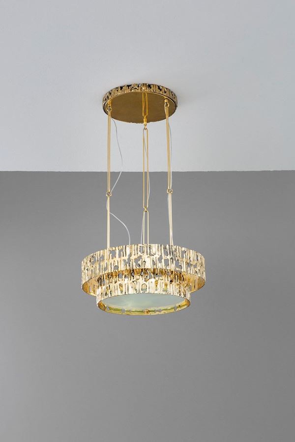Angelo Brotto : Lampada a sospensione
Fusione  - Auction Design - Incanto Casa d'Aste e Galleria
