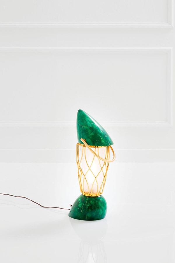 Aldo Tura : Lampada da tavolo
Pergamena t  - Auction Design - Incanto Casa d'Aste e Galleria