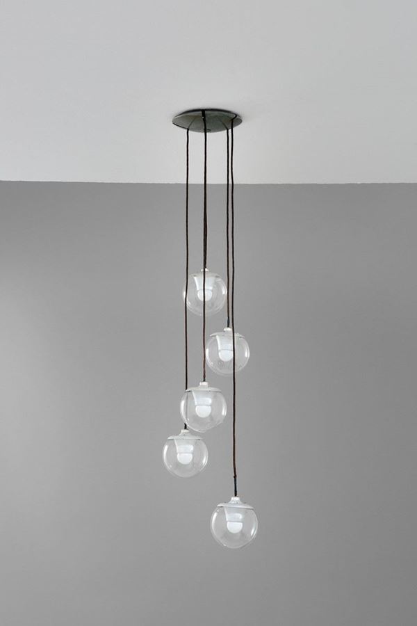 Gino Sarfatti : Lampada a sospensione mod.  20  - Auction Design - Incanto Casa d'Aste e Galleria