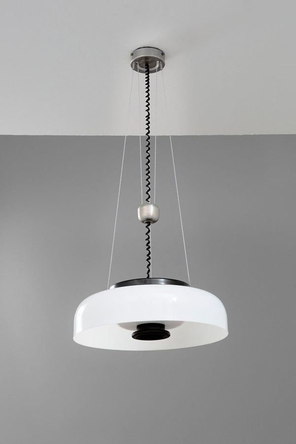 Gino Sarfatti : Lampadario ad altezza variabil  - Auction Design - Incanto Casa d'Aste e Galleria