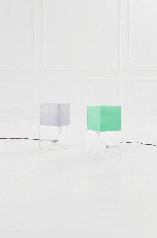 Leucos : Due lampade da tavolo
Vetro a  - Auction Design - Incanto Casa d'Aste e Galleria