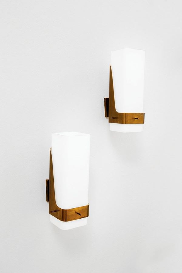 Arredoluce : Due lampade da parete
Ottone   - Asta Design - Incanto Casa d'Aste e Galleria