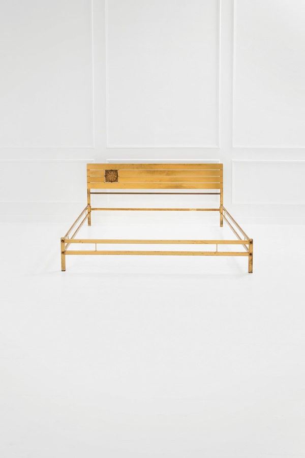 Luciano Frigerio - Letto 
Ottone spazzolato, bro