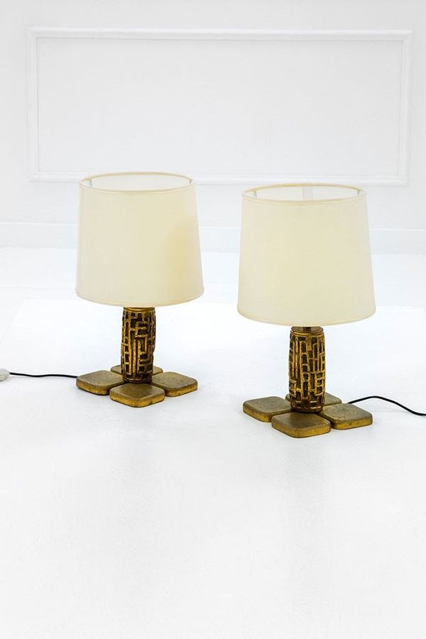 Luciano Frigerio - Due lampade da tavolo
Fusione