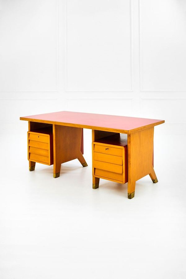Gio Ponti : Scrivania per l&#39;Amministrazion  - Asta Design - Incanto Casa d'Aste e Galleria