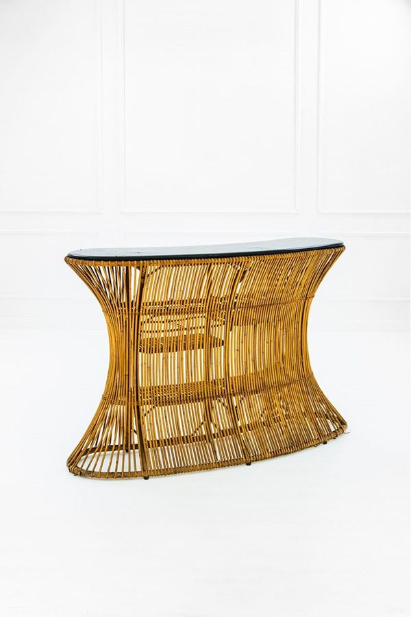 Tito Agnoli : Mobile bar
Manao e giunco, pi  - Auction Design - Incanto Casa d'Aste e Galleria