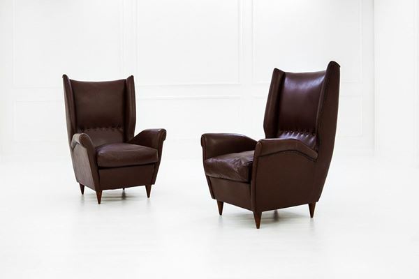 Due poltrone
Struttura in leg  - Auction Design - Incanto Casa d'Aste e Galleria