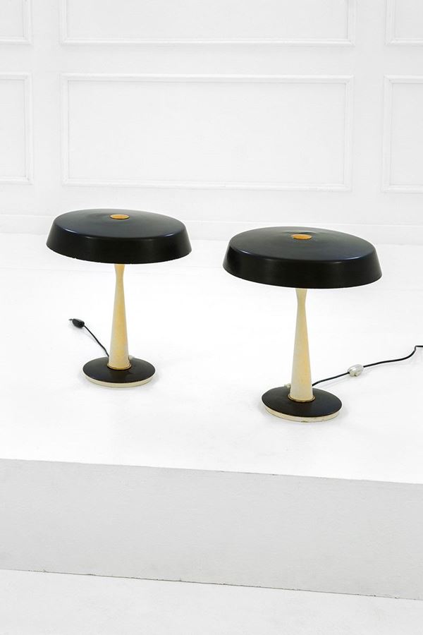 Sciolari : Due lampade da tavolo
Metallo  - Asta Design - Incanto Casa d'Aste e Galleria