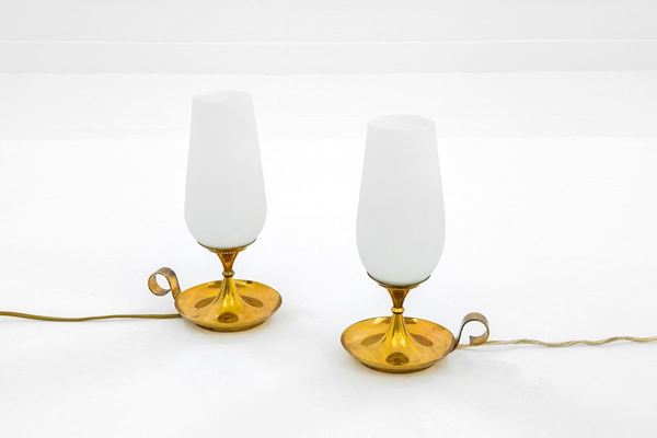 Stilnovo - Due lampade da tavolo mod. 804