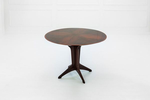 Ico Parisi (attr.) : Gu&#233;ridon
Legno di mogano.
It  - Asta Design - Incanto Casa d'Aste e Galleria