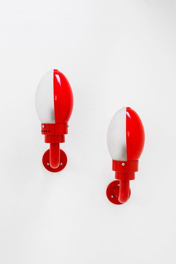 Franco Albini, Franca Helg - Due lampade da parete mod. Och