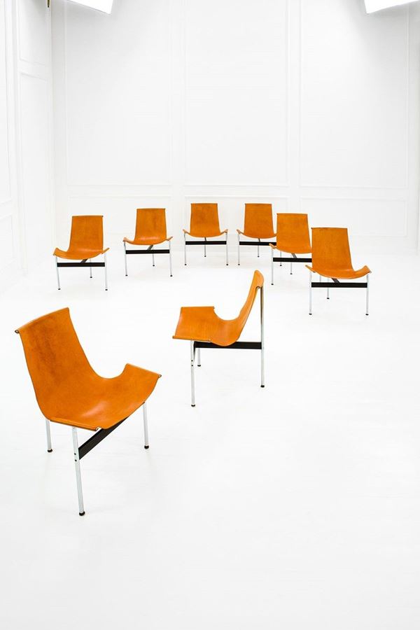 Katavolos, Littell &amp; Kelly - Otto sedie mod. T-Chair
Accia