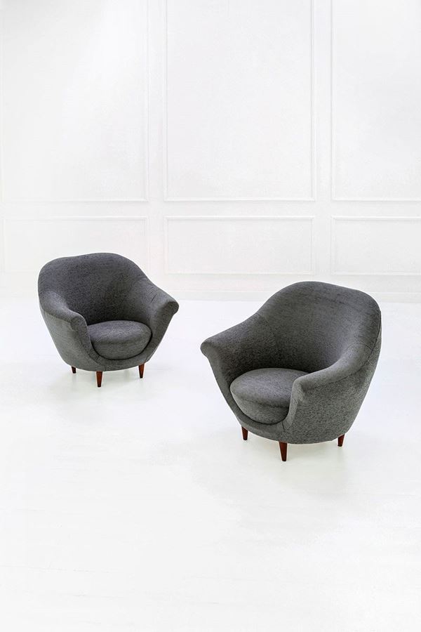 Due poltrone
Struttura in leg  - Auction Design - Incanto Casa d'Aste e Galleria