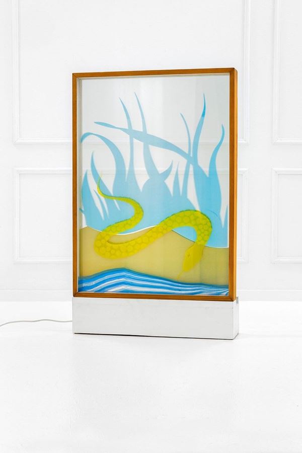 Gino Marotta : Scultura luminosa
Base in leg  - Auction Design - Incanto Casa d'Aste e Galleria