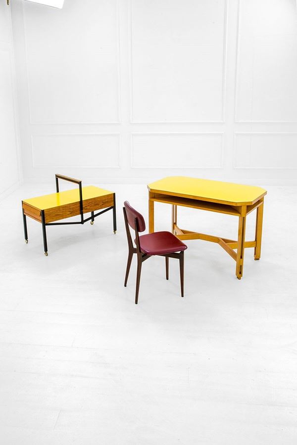 Ico Parisi : Piccolo studio
Scrittoio e mo  - Auction Design - Incanto Casa d'Aste e Galleria
