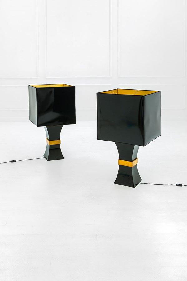 Due grandi lampade da appoggio  - Auction Design - Incanto Casa d'Aste e Galleria