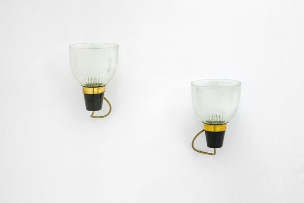 Ignazio Gardella : Due lampade da parete mod. LP   - Auction Design - Incanto Casa d'Aste e Galleria
