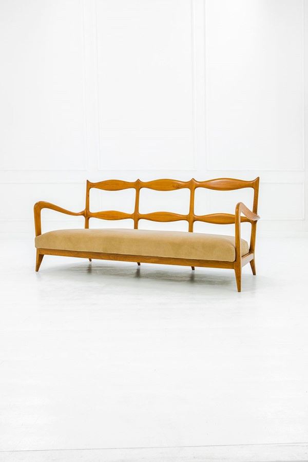 Paolo Buffa - Panca
Legno di ciliegio, rive