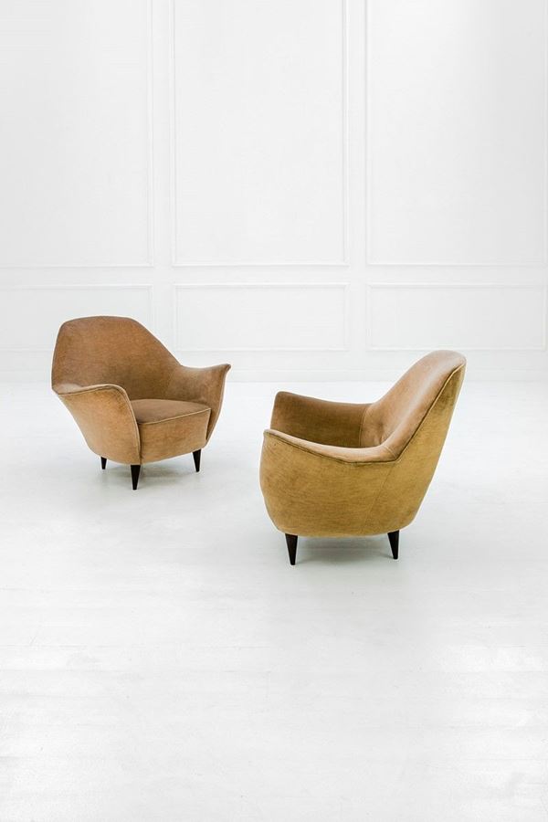 Due poltrone
Struttura in leg  - Auction Design - Incanto Casa d'Aste e Galleria
