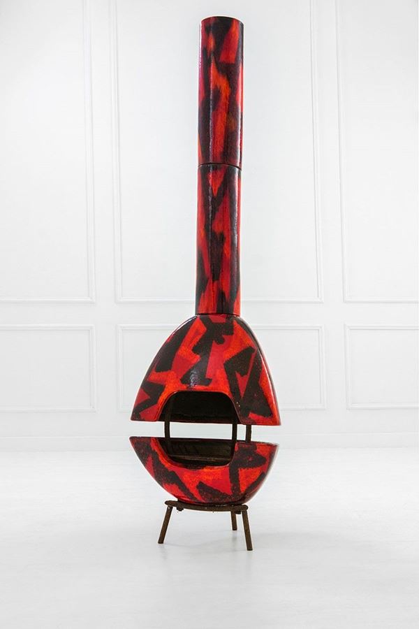 Camino
Terracotta smaltata, s  - Asta Design - Incanto Casa d'Aste e Galleria