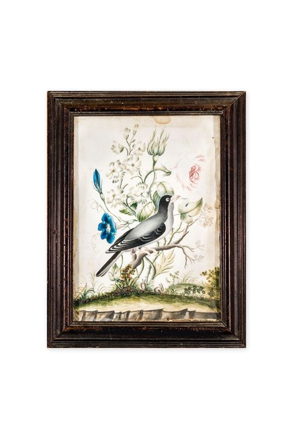 Pergamena decorata in policrom  - Auction Antiquariato - Incanto Casa d'Aste e Galleria