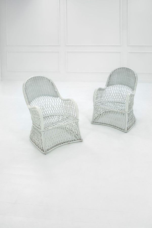 Due poltrone
Malacca e giunco  - Auction Design - Incanto Casa d'Aste e Galleria