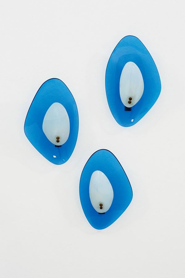 Cristal Art - Tre lampade da parete
Ottone 