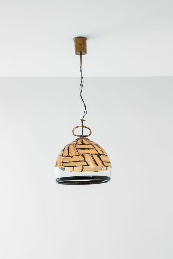 Ercole Barovier - Lampada a sospensione
Ottone 