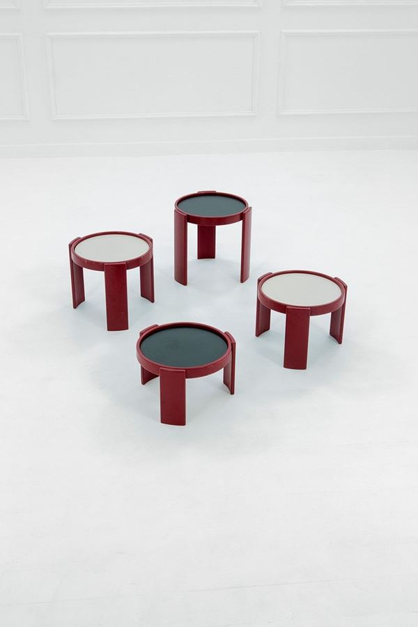 Gianfranco Frattini : Quattro tavolini impilabili
L  - Auction Design - Incanto Casa d'Aste e Galleria