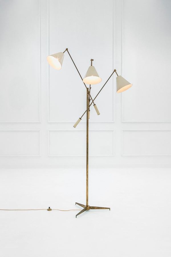 Angelo Lelii : Lampada da terra detta &quot;Trienn  - Auction Design - Incanto Casa d'Aste e Galleria