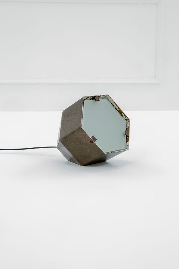 Fontana Arte - Rara lampada da tavolo a tre p
