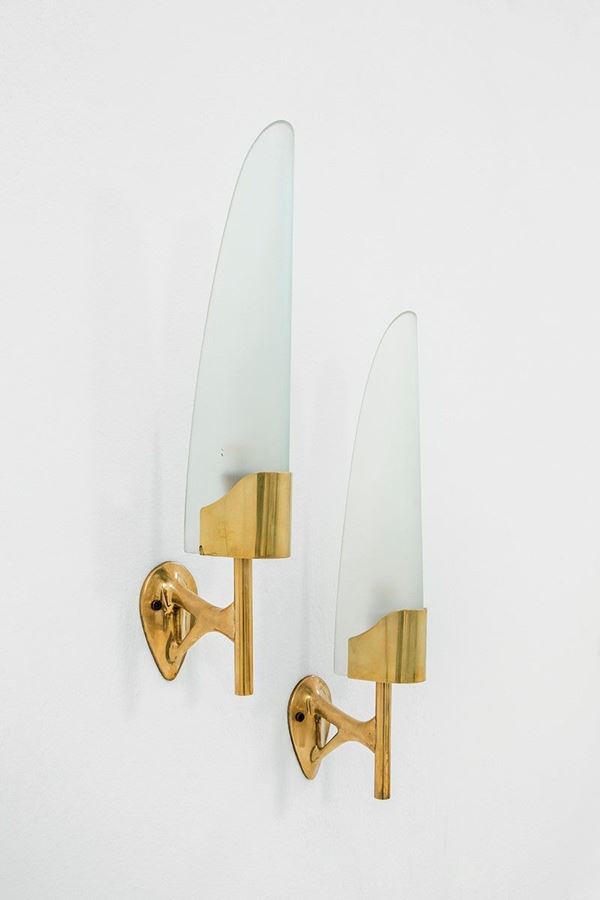 Max Ingrand - Due lampade da parete mod. 208