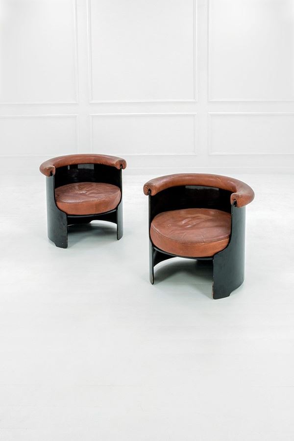 Ingo Maurer : Due poltrone
Compensato curva  - Auction Design - Incanto Casa d'Aste e Galleria